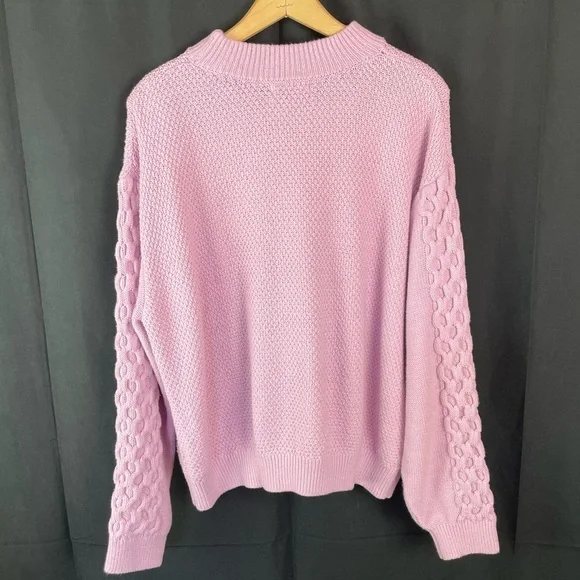 Urban Outfitters lavender cotton blend sweater - Picture 2 of 5